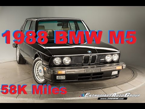 1988 BMW M5 - New Arrival - EAG Signature Car