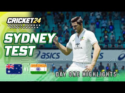 Australia v India - 5th Test | Day One | Cricket 24 Playthrough