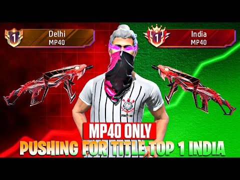 Pushing Top 1 In Smg MP40 | Free Fire Solo Rank Pushing With Tips And Tricks | Ep-1