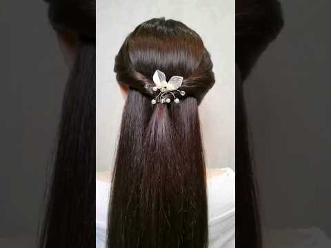 super easy and beautiful hair style for girls #hairstyle #viralvedio