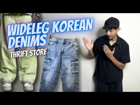 UNBOXING: Korean Baggy Wide Leg Denims for Men Women | Thrift Store Owner | How to start Thrift