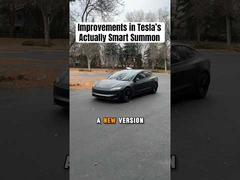 Improvements In Tesla Actually Smart Summon 🤖🚗