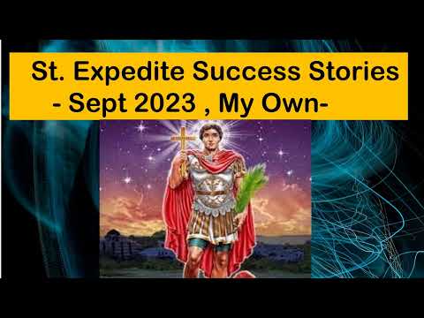 St expedite success stories sept 2023 | My own success stories