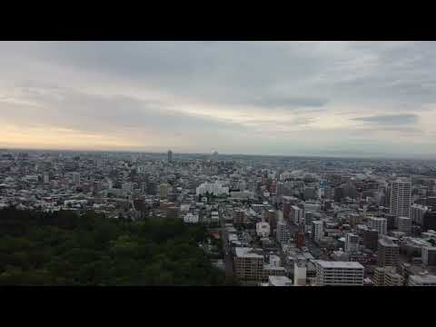 Sapporo Japan, Aerial Drone Footage 2022