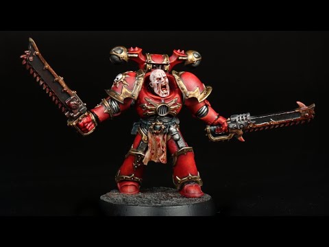 Painting World Eaters: Red Armor & Chaos Trim