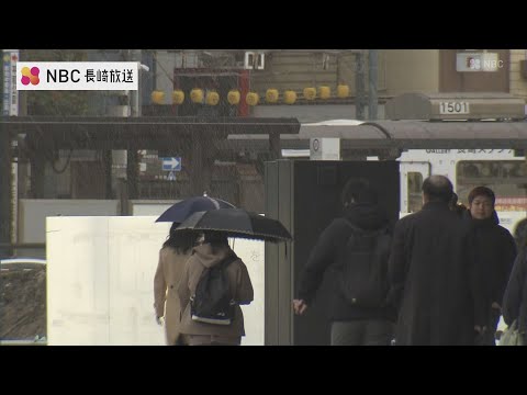 積雪の可能性も９日夕方から９日夜遅くにかけて雪を伴った暴風に警戒　長崎県内