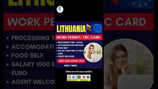 Lithuania WORK PERMIT VISA 2024 Lithuania WORK VISA FOR INDIANS IN Lithuania VISA | a2zservicez