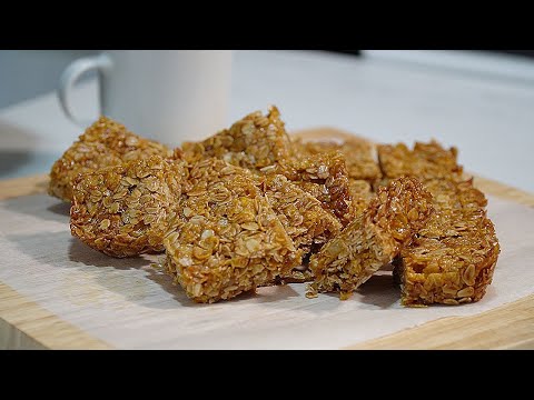 OAT and CORNFLAKE Ginger Slice