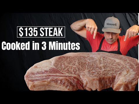 The Worlds Best Beef Japanese  A5 Wagyu | Cooked in 3 minutes on a Schwank Grill