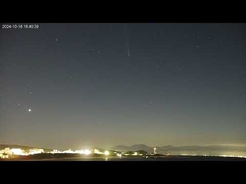 紫金山-阿特拉斯彗星 2024-10-18｜綠島柴口浮潛區即時影像｜東海岸即時影像