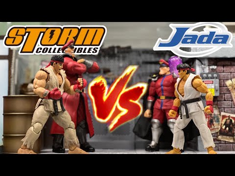 COMPARISON: Jada Toys Vs Storm Collectibles Street Fighters