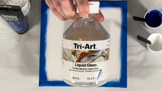 (473) CRAZY RESULTS Product Testing TriArt Liquid Glass Straight Pour Fluid Acrylic Paint Pouring