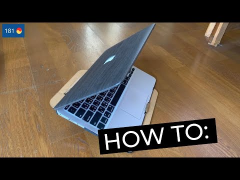 How to apply Cardboard Laptop Stand first time