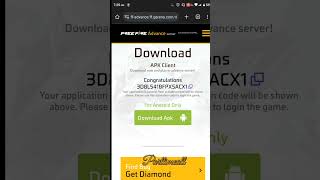 How to download free fire advance server 2023 || October month | #shortsvideo