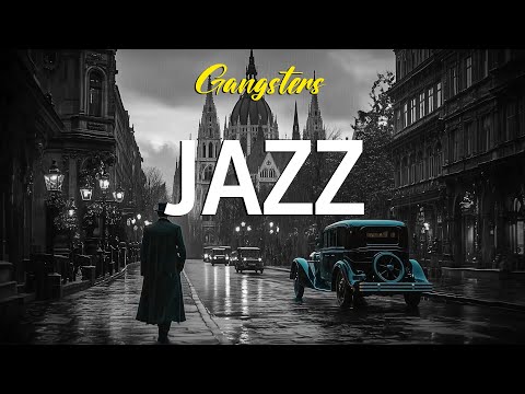 Gangsters & Jazz 🌧️ Big Band Swing Melodies from Rainy London Nights of the 1940s [ Smooth Jazz ]