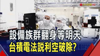 台積電法說前傳利空雜音! 設備族群弱勢探底  台特化助攻台積電2奈米 昨拉漲停今續創天價｜非凡財經新聞｜20250115