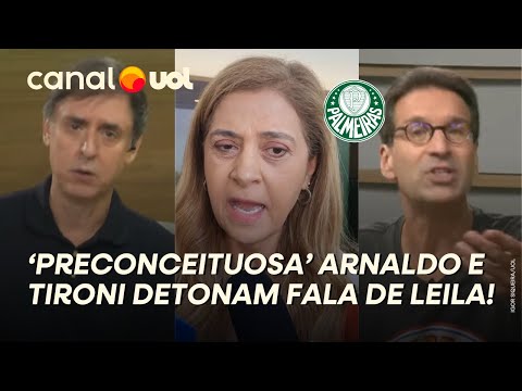 LEILA FAZ DECLARAÇÃO POLÊMICA E ARNALDO REBATE: IRONIA DÁ NOJO! CLUBISMO NÃO DÁ DIREITO A ESSA FALA