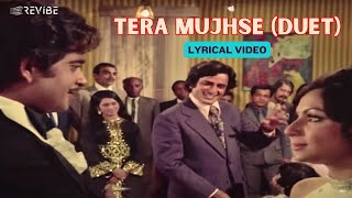 Tera Mujhse (Official Lyric Video) (Duet) | Kishore Kumar, Sushma Shrestha | Aa Gale Lag Jaa