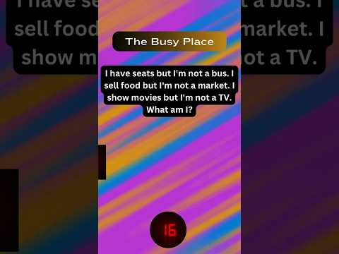 The Busy Place | What Am I ? #quiz #funquiz #challenge