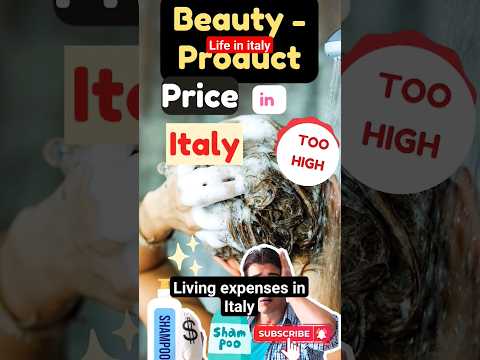 Beauty Product in Italy  | cost of living in italy | italy vlogs #livinginitaly #shorts #shortindia