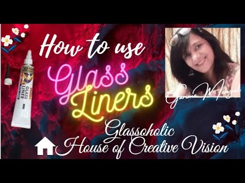 Glass Liner | Tanjore Art | How To Use Glass Liners in Glass Painting Tutorial for beginners 2021