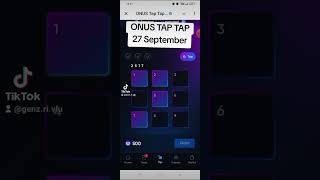 #onus​  #dailycode​  #combo​  #onx​   Onus Secret Code Daily Combo 27 September 2024 ONUS Daily Code