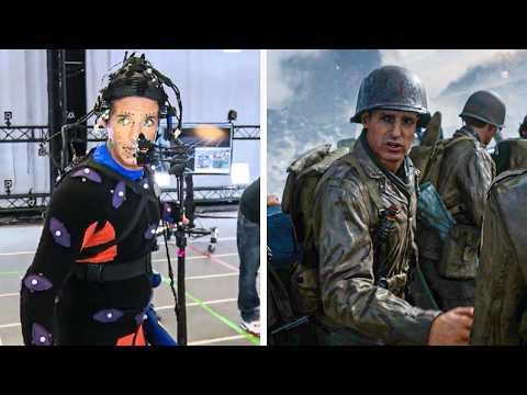 Call of Duty: WWII - Unseen Motion Capture Behind the Scenes Footage