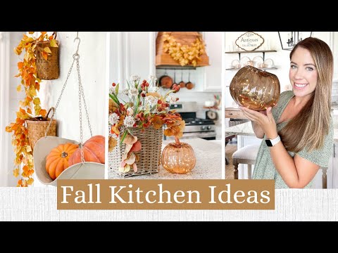 FALL 2022 DECORATE WITH ME 🍁 Part 1 || Fall Kitchen Decor