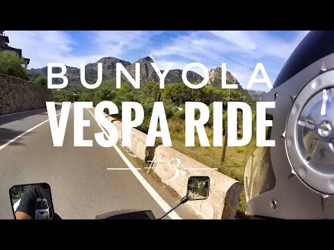 Vespa T5 Ride #3 | Ride to Bunyola | Mallorca | GoPro