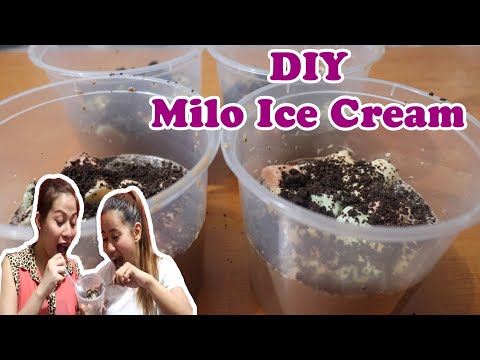 How to make home made milo ice cream