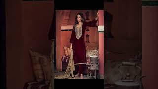 latest velvet suit designs #trendingshorts #like#subscribe