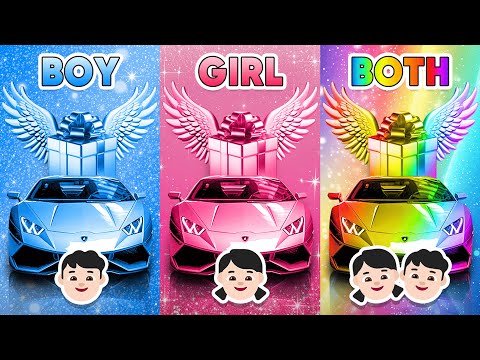 Choose Your Gift...! Boy or Girl or Both | Blue, Pink or Rainbow 💙💗🌈 Quiz Shiba