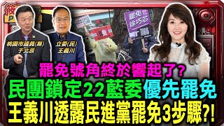 民進黨罷免號角響起? 王義川透露民進黨罷免3步驟/徐巧芯.傅崐萁.王鴻薇社會仇恨值高 遭綠營重點鎖定/藍白殺紅眼大幅刪凍軍事.民防預算 國安漏洞幫凶｜20250115｜