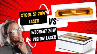 xTOOL S1 20W LASER VS WECREAT VISION 20W LASER: Which one is better? Let's find out! #laser #xtool