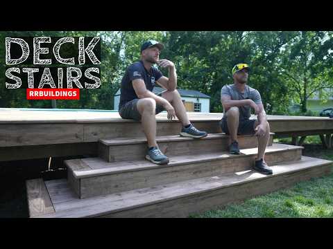 How to Build Deck Stairs The EASY Way