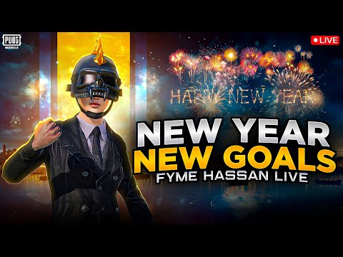 NEW YEAR NEW GOALS HAPPY NEW YEAR 🎊 FYMEHASSANLIVE 😂l Update 3.5 l PUBG MOBILE l FYME HASSAN