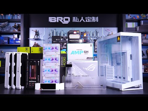 「BRO」4K PC BUILD PHANTEKS NV7 White Sea View Room.追风者NV7白色海景房主题 #pcbuild