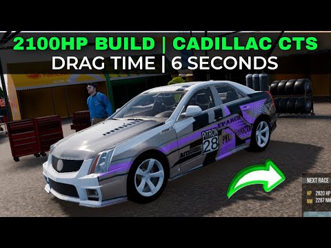 2100HP Cadillac CTS Drag Tune in CPM2 | Car Parking Multiplayer 2