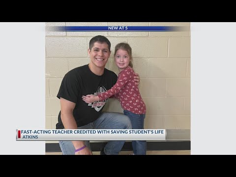 Atkins teacher saves 6-year-old student using CPR