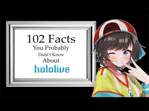 102 Facts You Probably Didn't know About EVERY ACTIVE Hololive Member