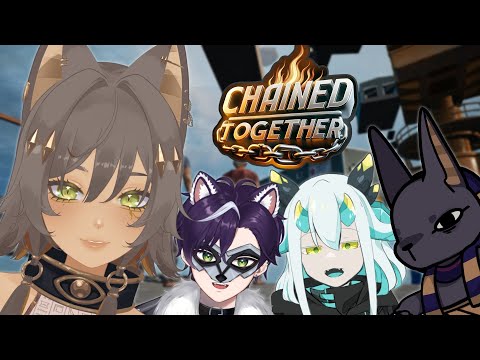 ｜遊戲｜【鍊在一起Chained Together】用了九牛二虎之力到人間了！ft. 蜥蜥，卡森 ，AnLu｜零肆04 Ch.