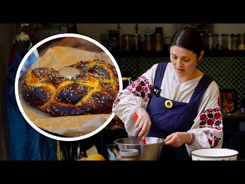 Baking Ukrainian Christmas bread with Olia Hercules