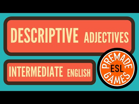 Descriptive Words Grammar Quiz | Intermediate English | Describing With Adjectives and Participles