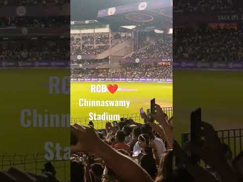 RCB Chants at Chinnaswamy Stadium Bangalore | #rcb #csk #viratkohli | Gambhir in chinnaswamy stadium