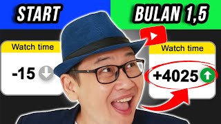 TERCEPAT 🤑 Cara Cepat 4000 Jam Tayang Monetisasi Youtube Adsense bagi Youtuber Pemula