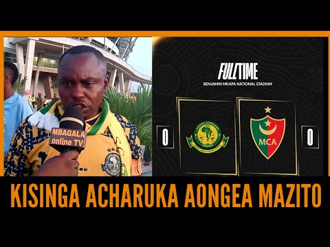 KIZINGA ACHARUKA AONGEA MAZITO || ATOA LAWAMA KWA WACHEZAJI