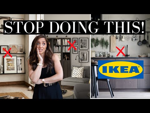 AVOID these IKEA DECOR MISTAKES! They are THE WORST! (+ EASY FIXES!)