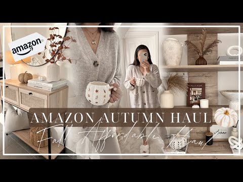 AMAZON FALL HAUL | COSY AUTUMN HOME DECOR!