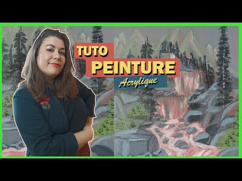 TUTO PEINTURE ACRYLIQUE : Travailler ses valeurs , ombre et lumière