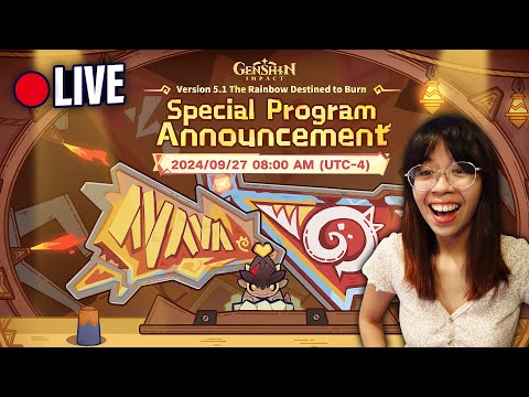 5.1 SPECIAL PROGRAM Livestream Watch Party! | Genshin Impact 5.1